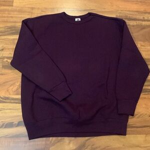 Vintage Plum Fruit of the Loom Sweatshirt